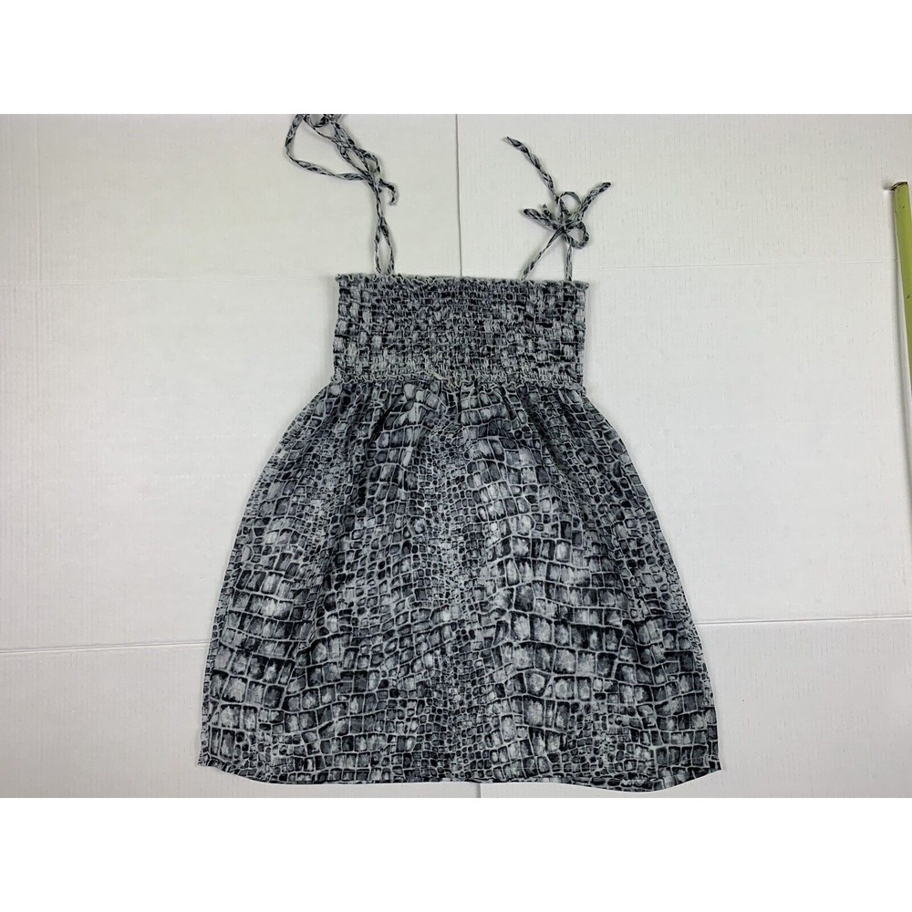 La Blanca by Rod Beattie Black Gray Dress Size S Small